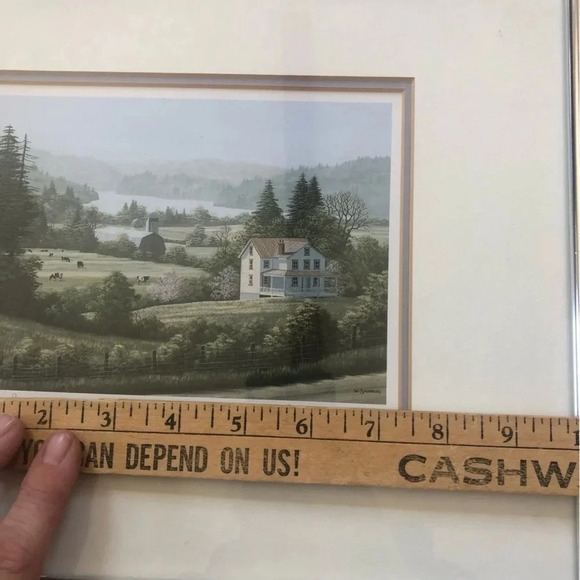 Vtg Bill Saunders Spring Pastures  Signed - Picture 12 of 13